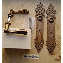 Graf von Gerlitzen Prunkgriffe Antik Messing Tr Griffe Trgriffe Langschild BB 72 Klinken S12-1A
