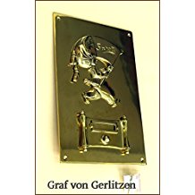 Graf von Gerlitzen Antik Messing Tr Klingel 1 Sarotti Mohr Trklingel Klingelschild Klingelplatte Tr K80P