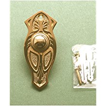 Graf von Gerlitzen Antik Messing Tr Klingel 1 Trklingel Klingelschild Klingelplatte Jugendstil K66P