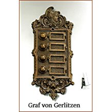 Graf von Gerlitzen Antik Messing Tr Klingel 4 Trklingel Klingelschild Klingelplatte Grnderzeit K74A