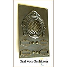 Graf von Gerlitzen Antik Messing Tr Klingel 4 Grnderzeit Trklingel Klingelschild Klingelplatte Tr Sprechanlage Speek-4A
