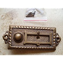 Messing Haustre Graf von Gerlitzen Klingel 1 Brass Door Bell Tr Trklingel K4A