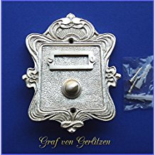 Deurbel Sonnette Messing Nickel Klingelschild Haustre Graf von Gerlitzen Klingel 1 Brass Door Bell Tr Trklingel K22N