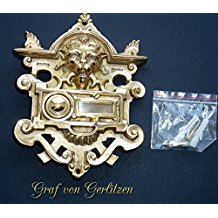 Deurbel Sonnette Messing Klingelschild Haustre Graf von Gerlitzen Klingel 1 Brass Door Bell Tr Trklingel K32P