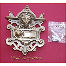 Deurbel Sonnette Messing Klingelschild Haustre Graf von Gerlitzen Klingel 1 Brass Door Bell Tr Trklingel K32A
