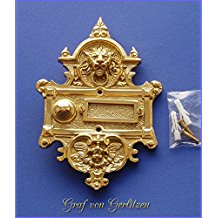 Deurbel Sonnette Messing Klingelschild Haustre Graf von Gerlitzen Klingel 1 Brass Door Bell Tr Trklingel K29P