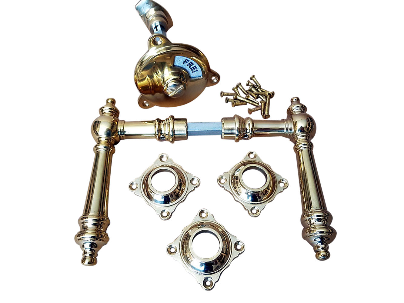 Messing Türgriff WC