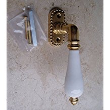 Graf von Gerlitzen Antik Messing Fenster Griff Griffe Fenstergriff Fensterolive F26P