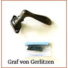 Graf von Gerlitzen Antik Messing Fenster Griff Griffe Fenstergriff Fenstergriffe Fensterolive Fensteroliven F62A